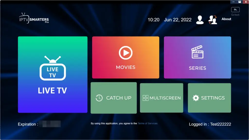 Smart IPTV – TV and Movies – OTT – IPTV Smarters Pro Logiciel
