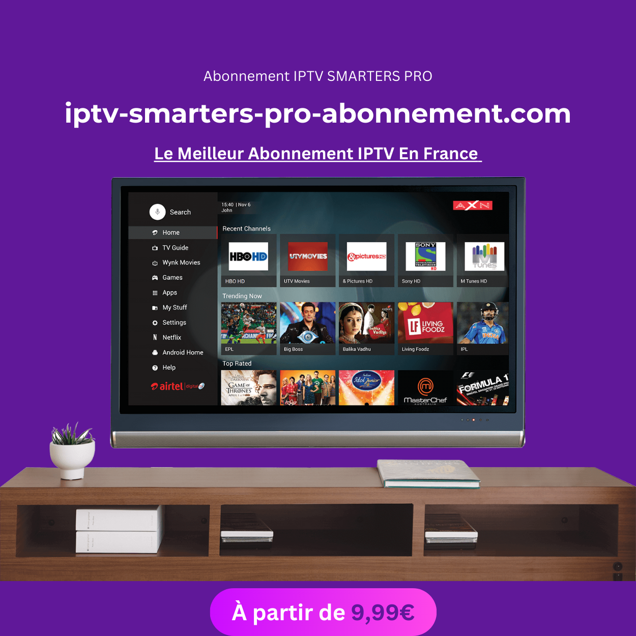 IPTV SMARTERS PRO ABONNENENT